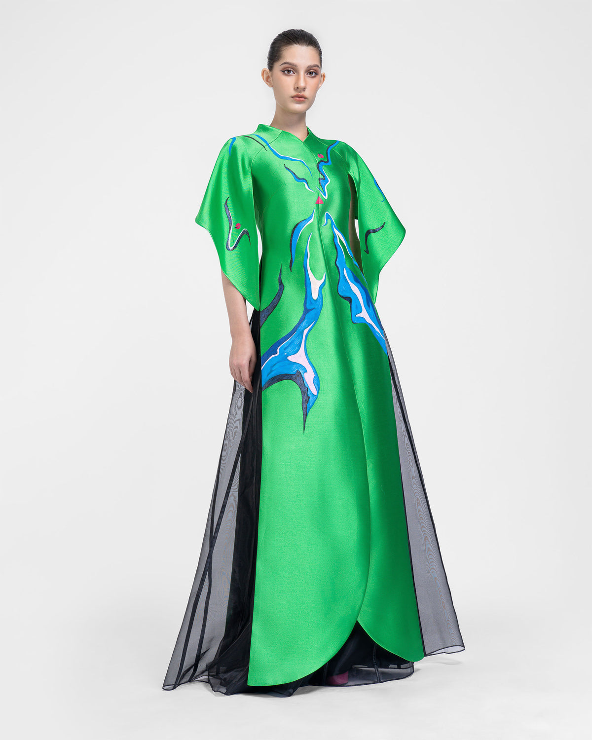 Invisible Butterfly - Green Cape Contemporary AoDai