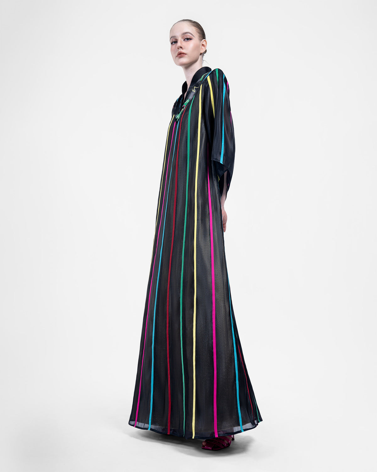 Dancing Queen - Brilliant Black Kaftan Dress