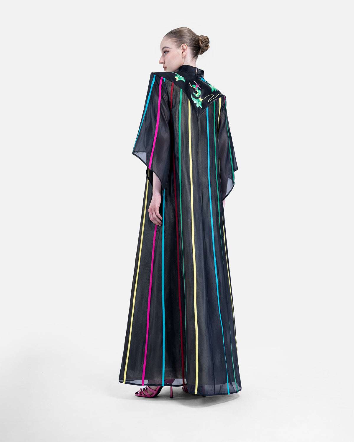 Dancing Queen - Brilliant Black Kaftan Dress