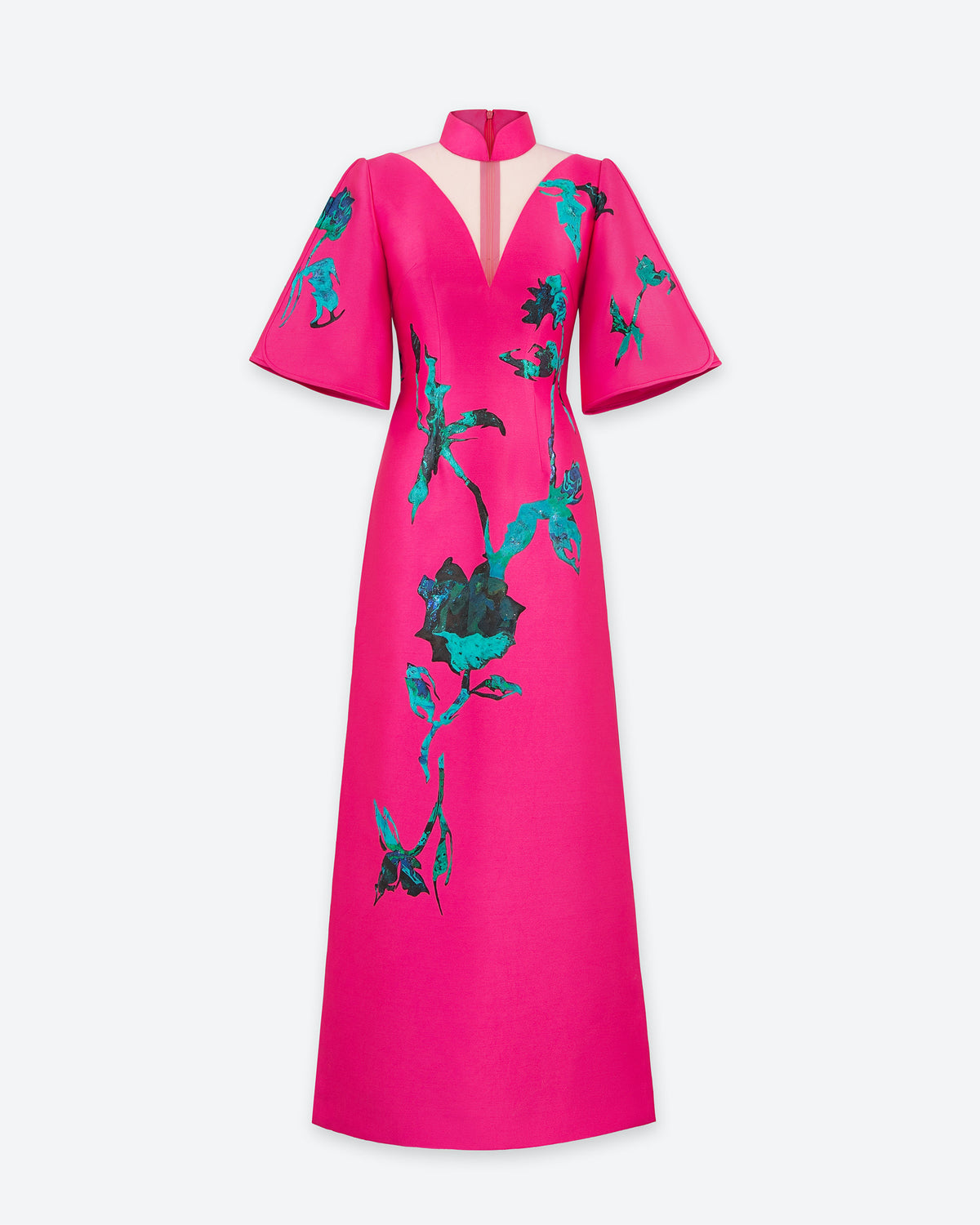 Celestial Vanguard - Áo Dài Đương Đại Hồng Fuchsia Radiance