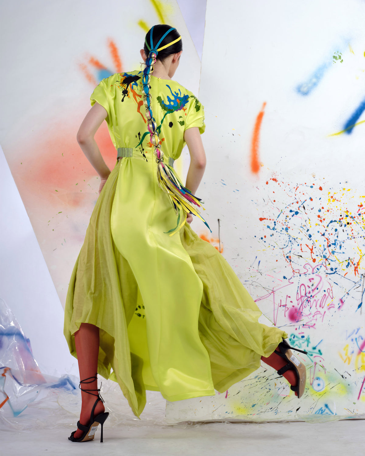 Brilliant Clouds - Gathered Contemporary Aodai