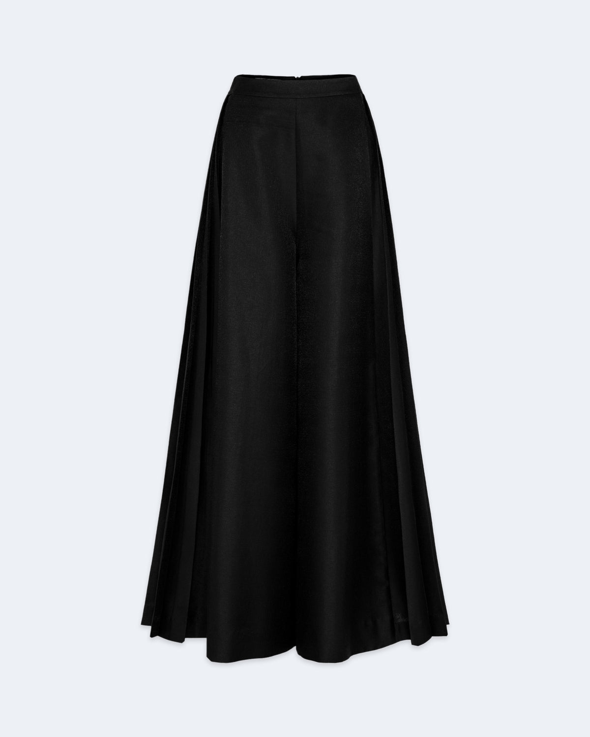 Pleated Panel Wide-leg Trousers