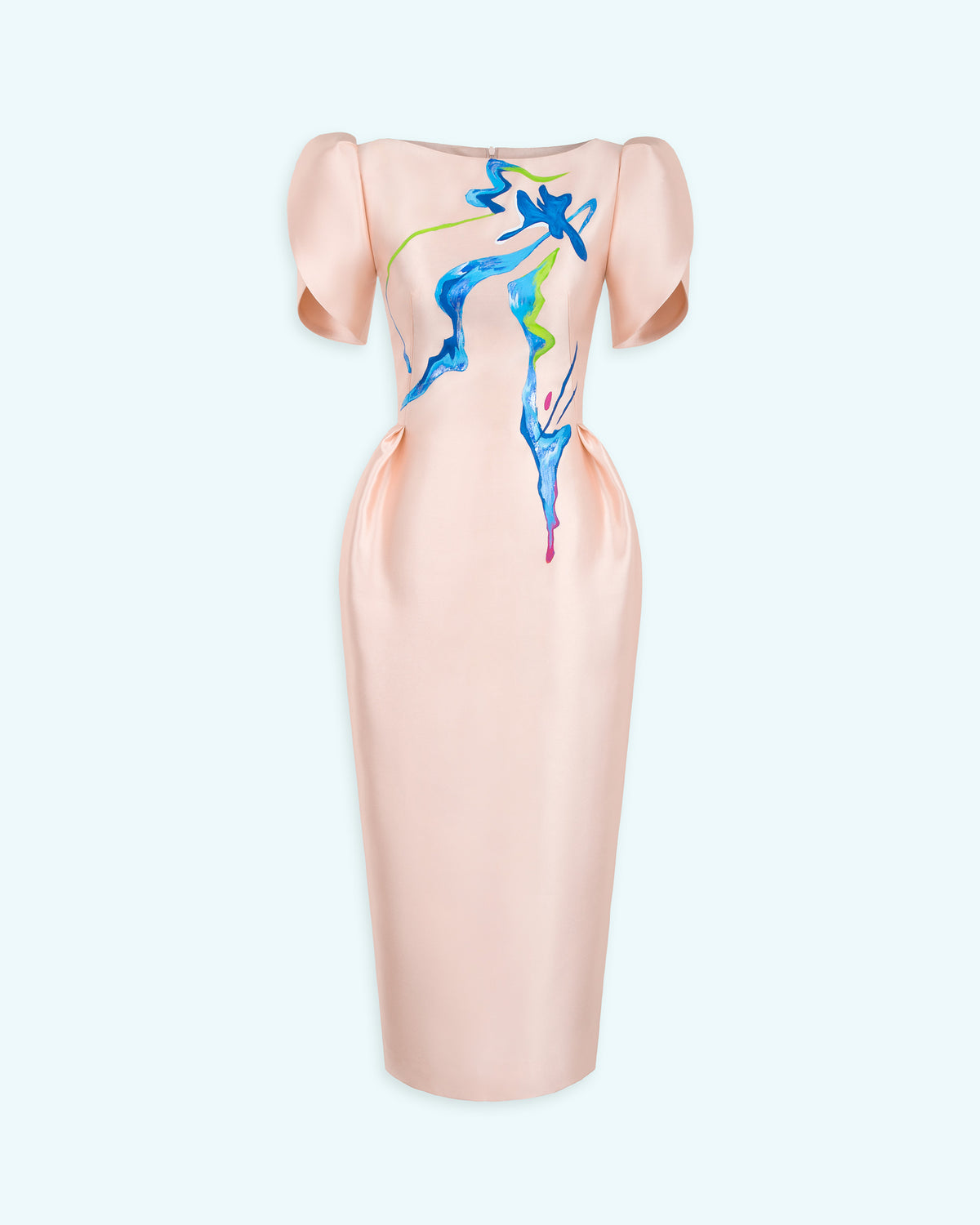 Đỗ Quyên - Đầm Midi Hồng Pale