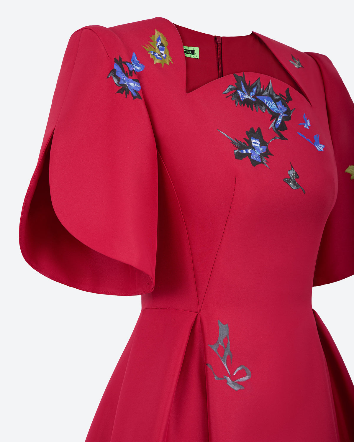 Enchantment - Cardinal Red Midi Dress