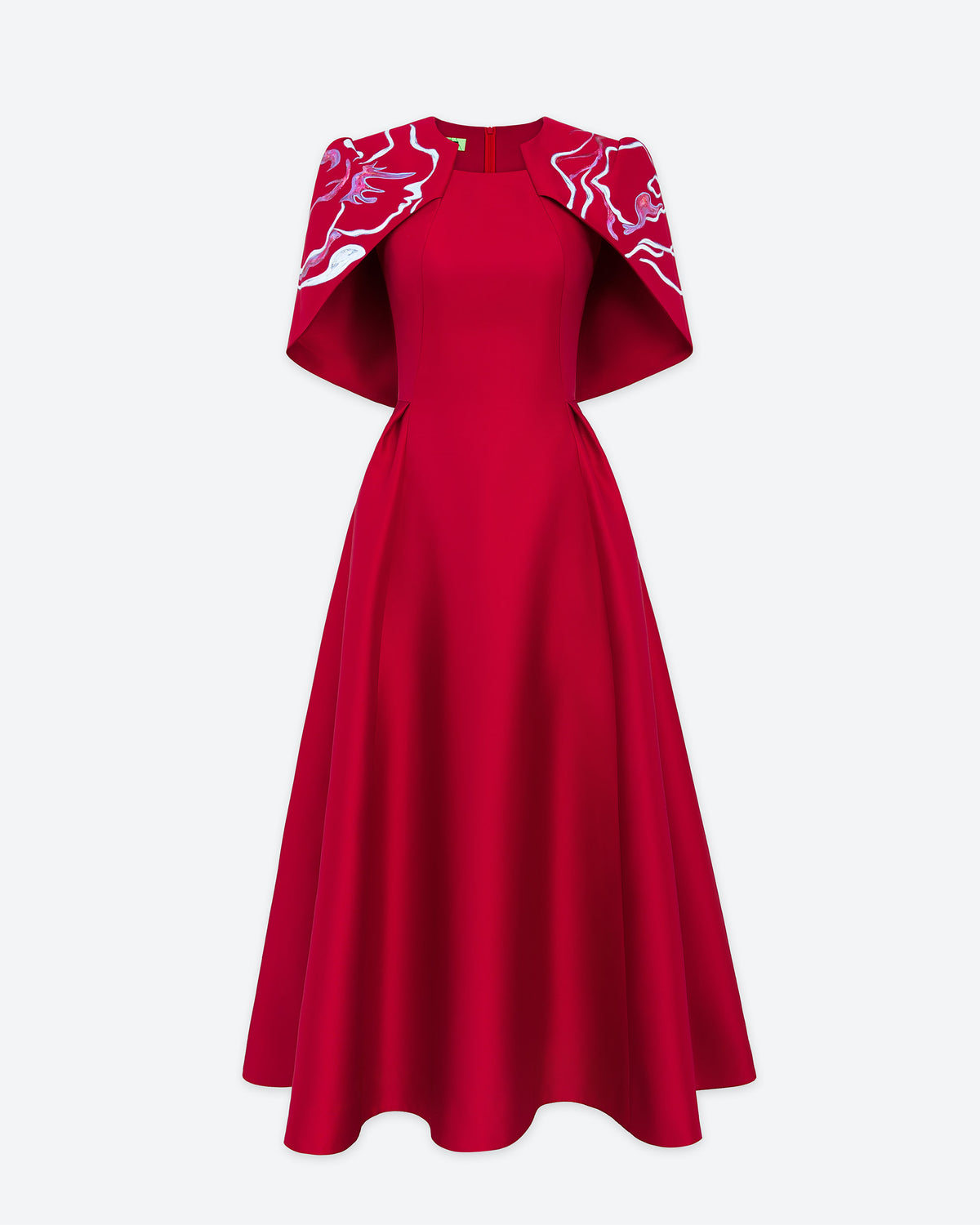 The Red Austin - Crimson Midi Dress