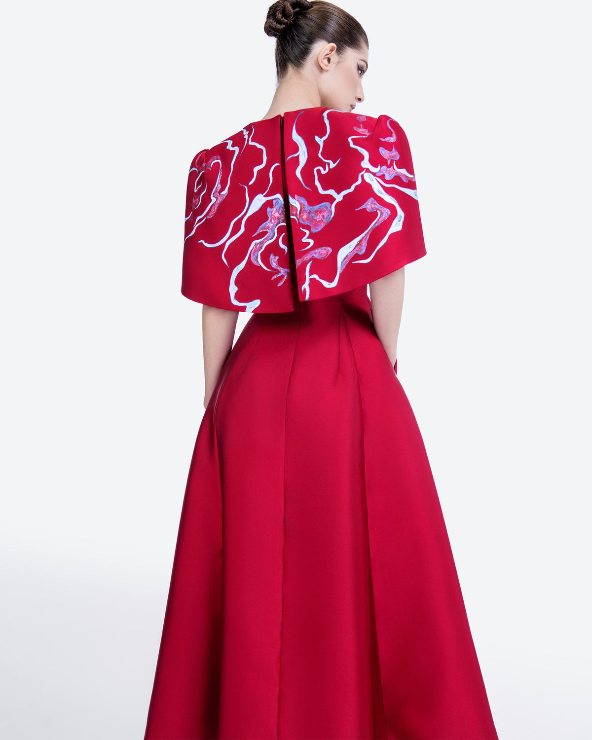 The Red Austin - Crimson Midi Dress