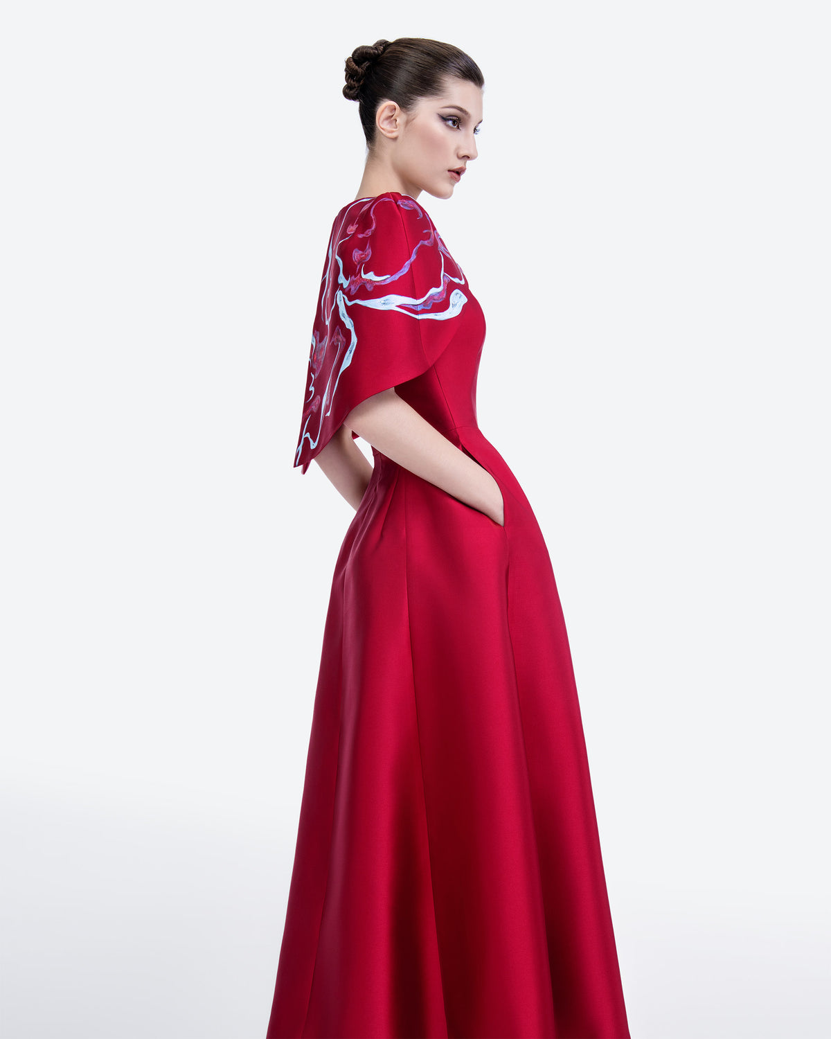 The Red Austin - Crimson Midi Dress