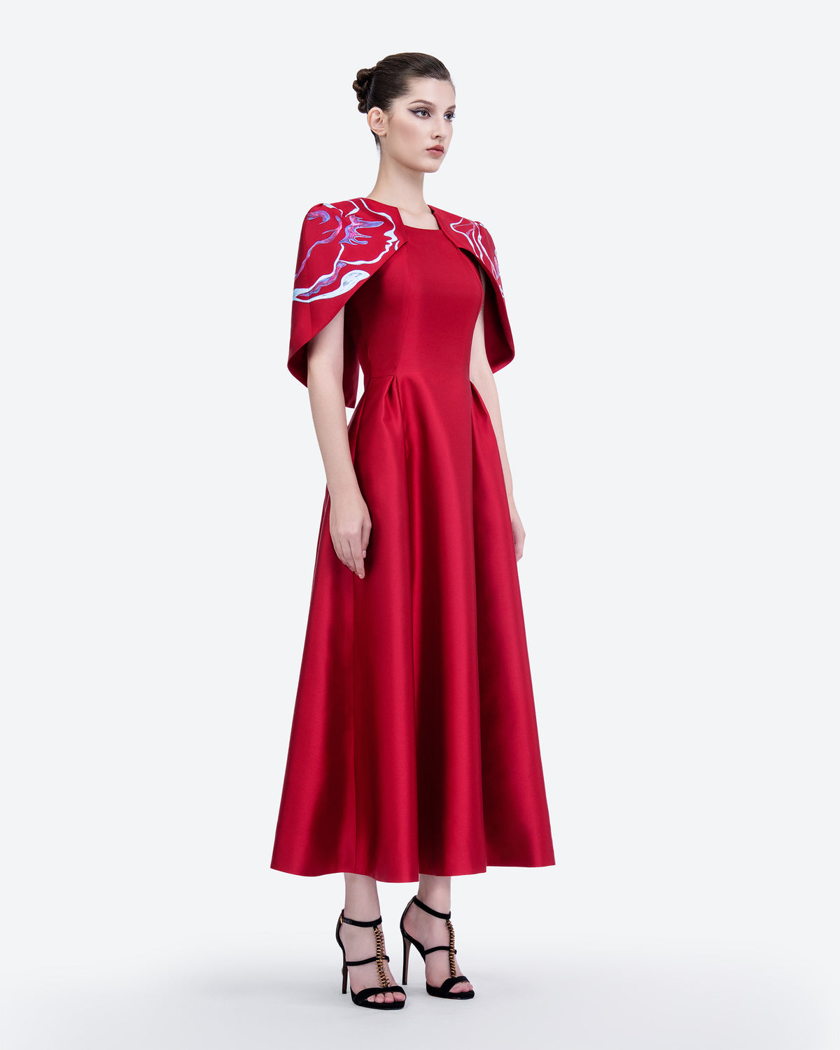 The Red Austin - Crimson Midi Dress