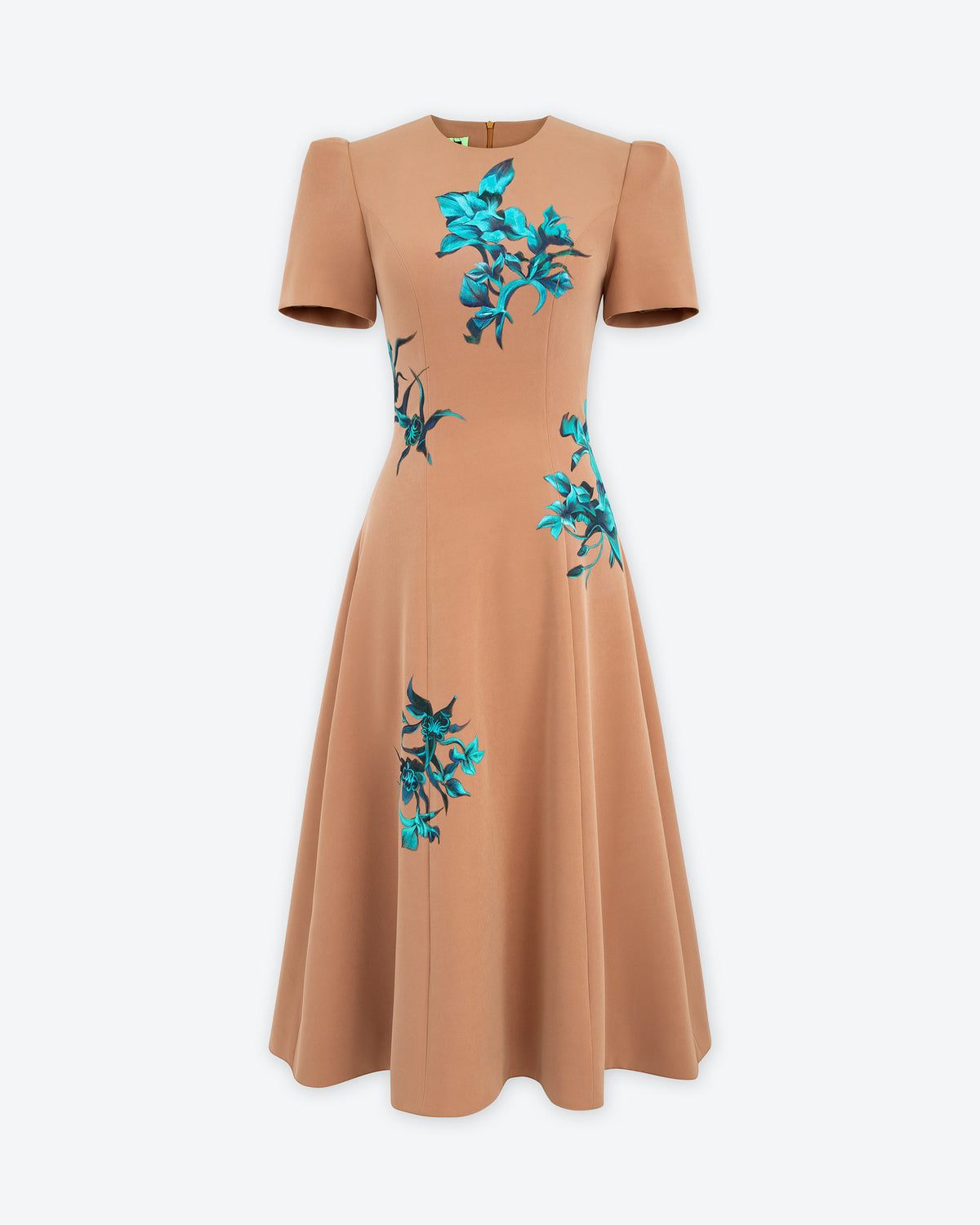Embrace The Silence - Đầm Midi Màu Beige