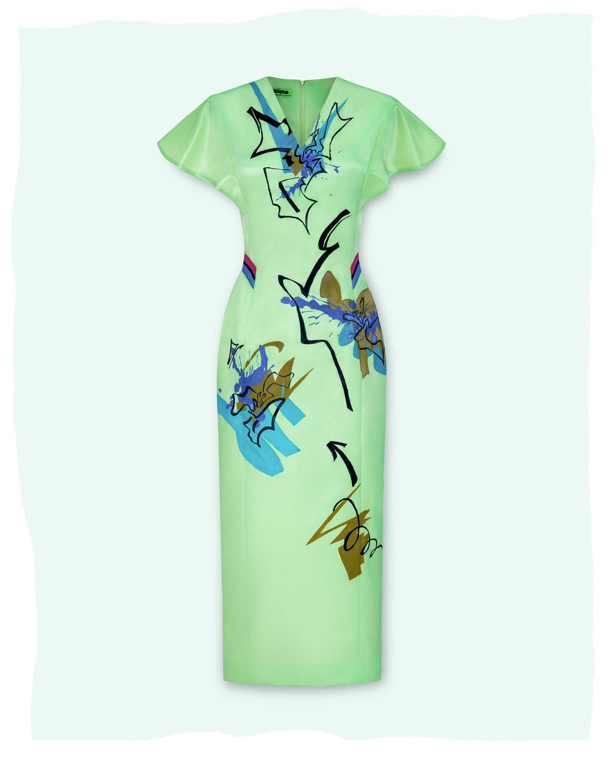 Sự Trỗi Dậy - Đầm Midi Xanh Lime