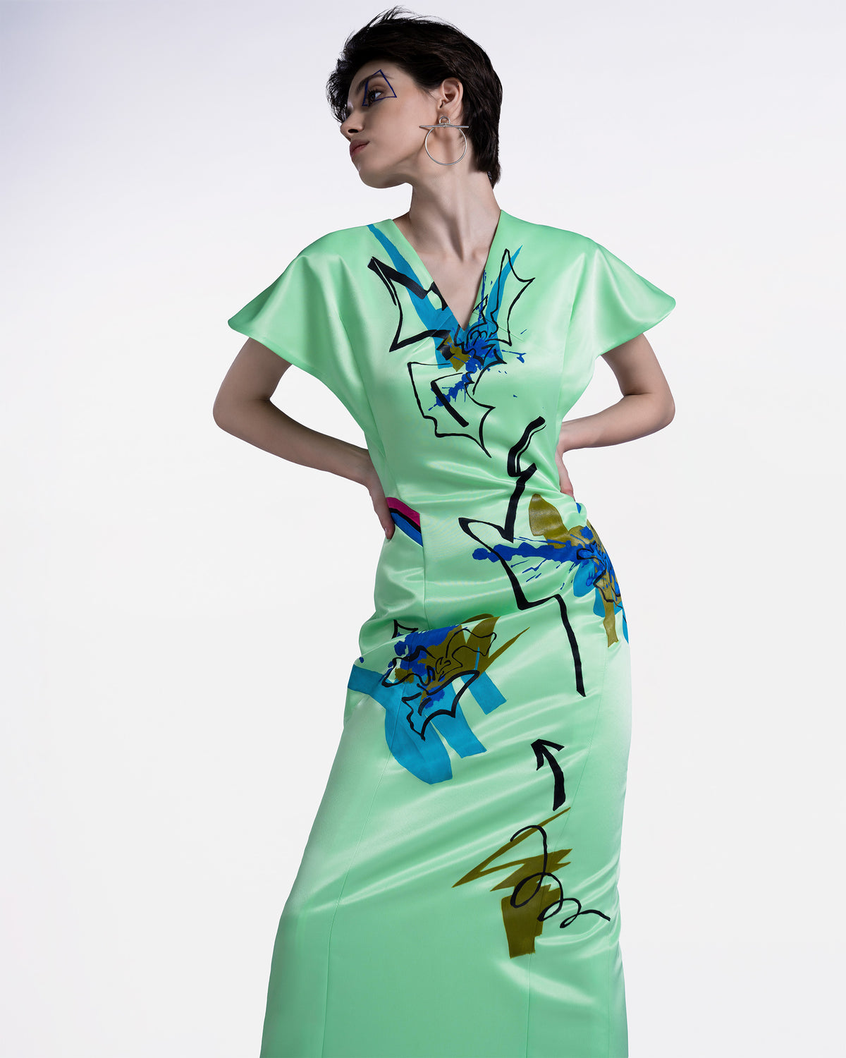 Sự Trỗi Dậy - Đầm Midi Xanh Lime