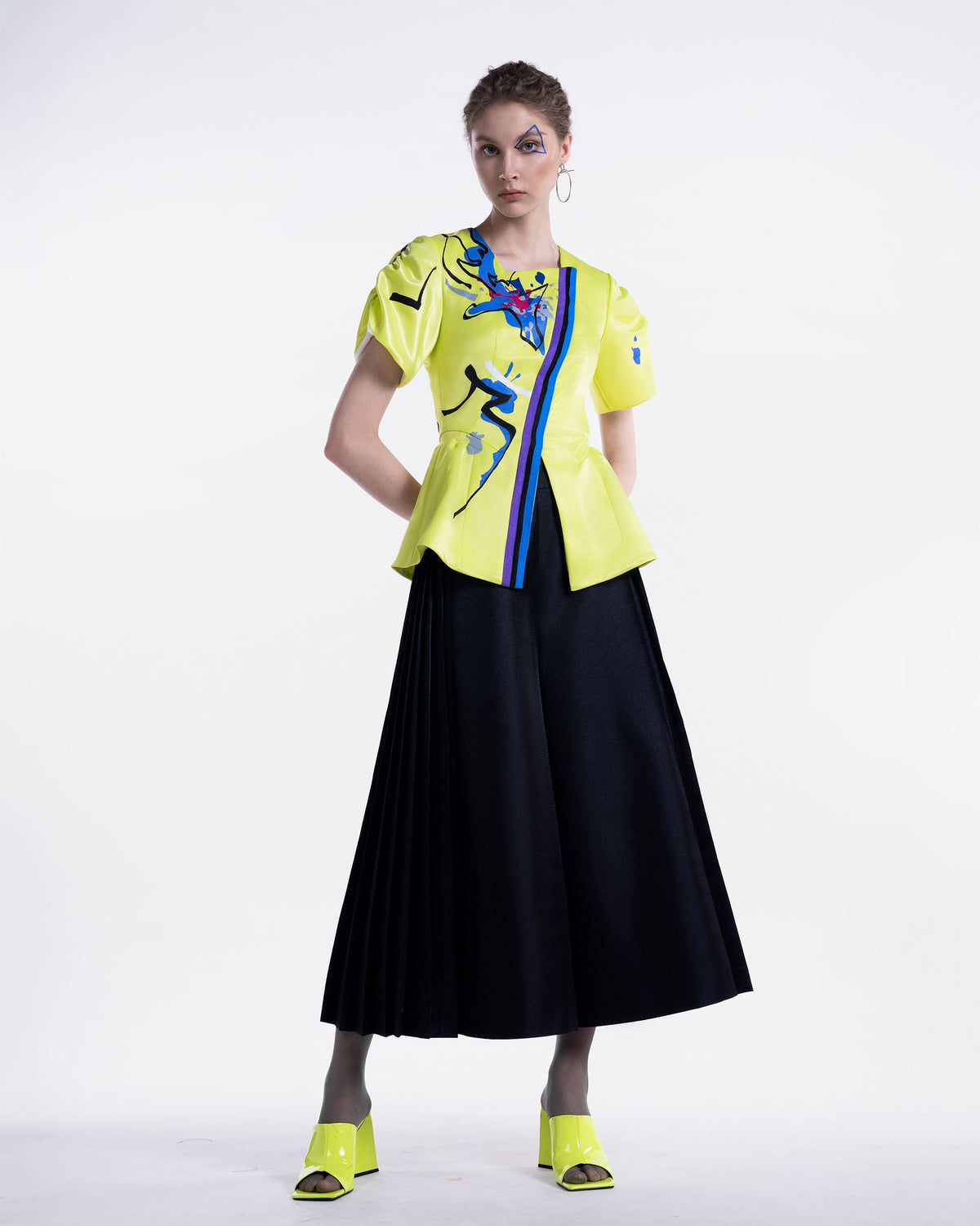 Tươi Mát - Áo Peplum Bất Đối Xứng