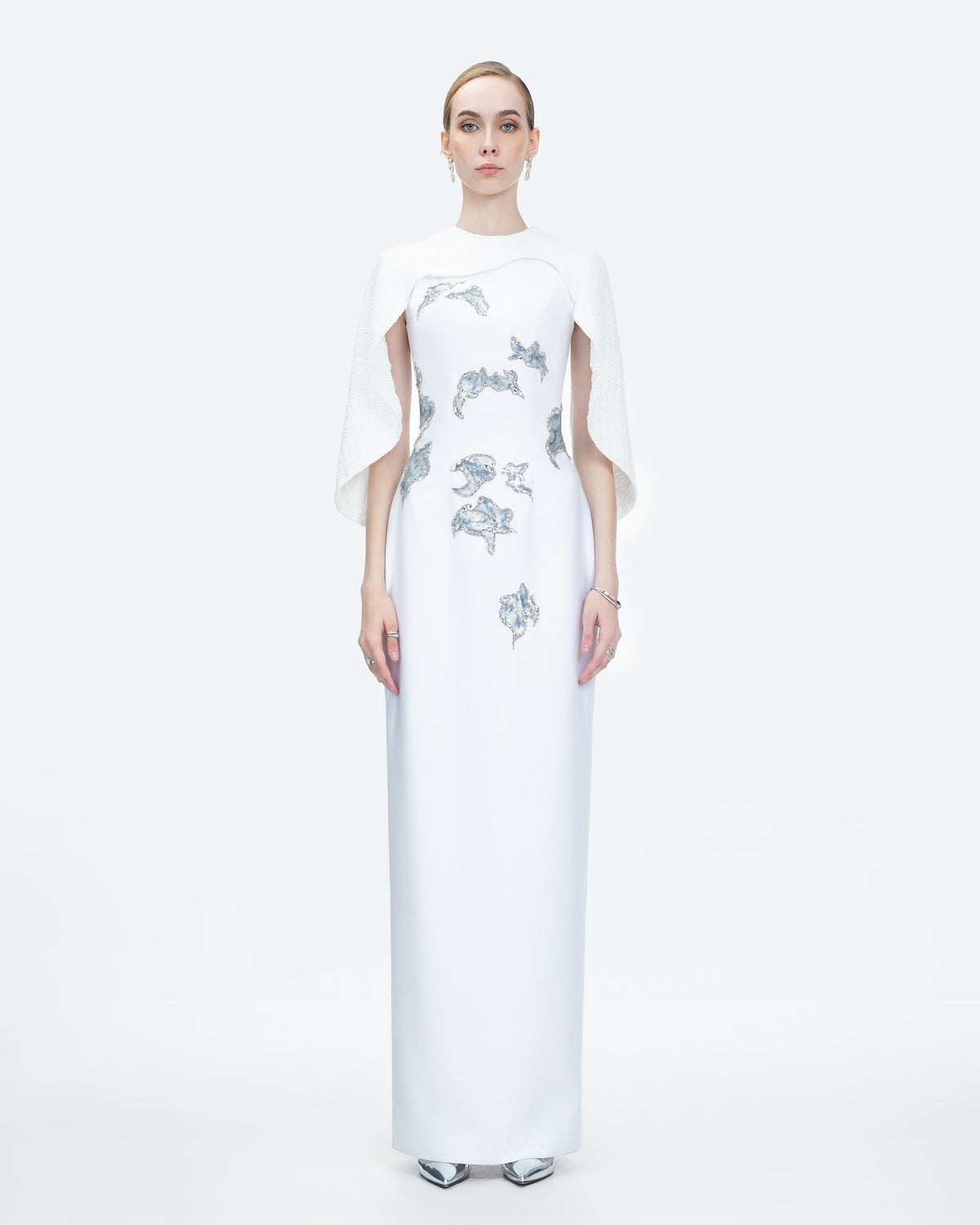 Lustre Reverie - Đầm Tiệc Tay Cape Thanh Lịch