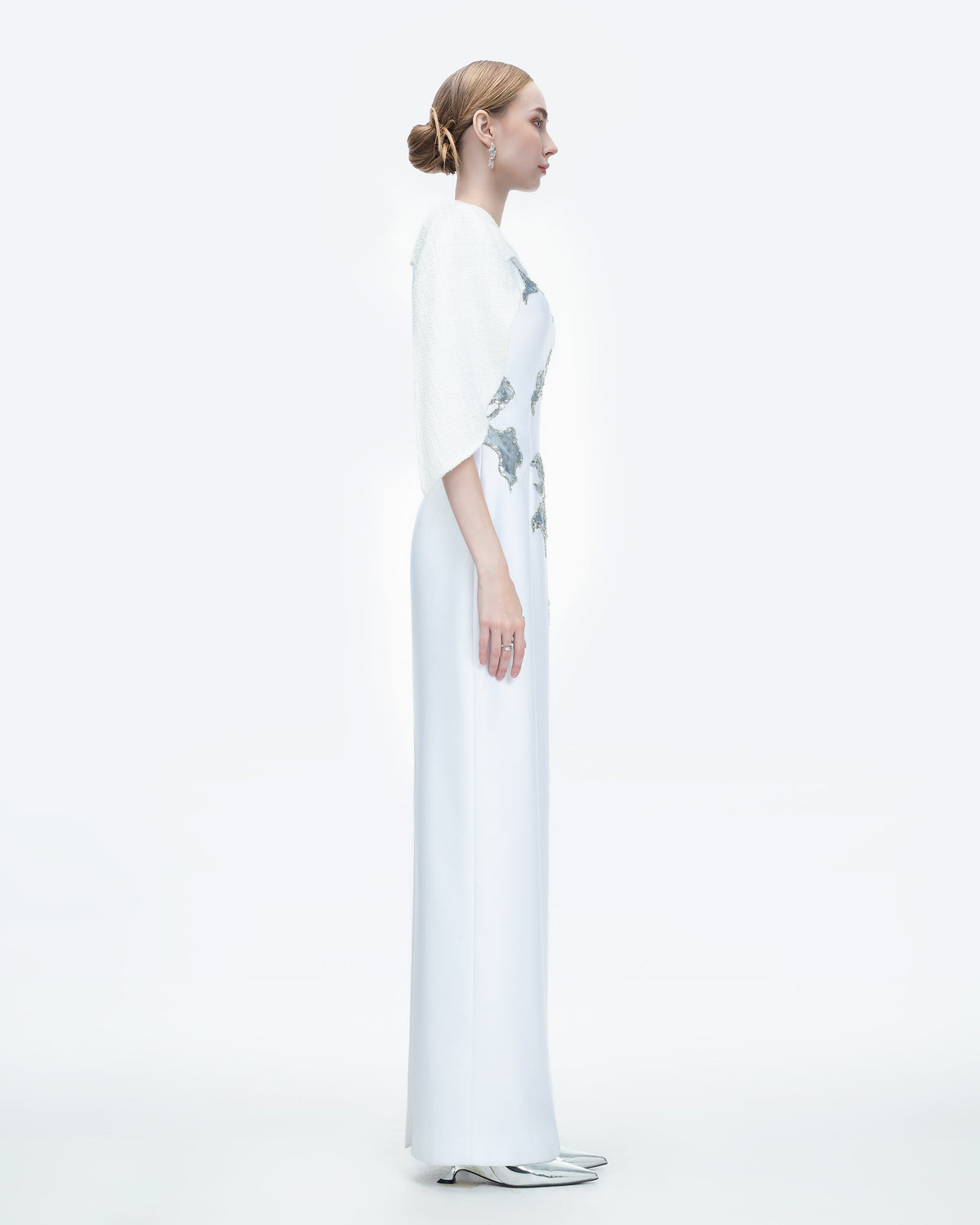 Lustre Reverie - Đầm Tiệc Tay Cape Thanh Lịch