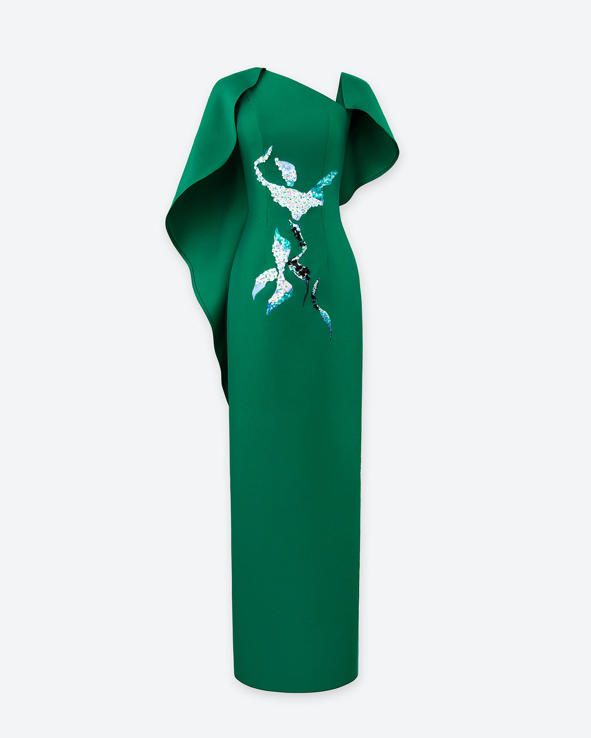 Petal's Secret Dance - Đầm Tiệc Cape Bất Đối Xứng