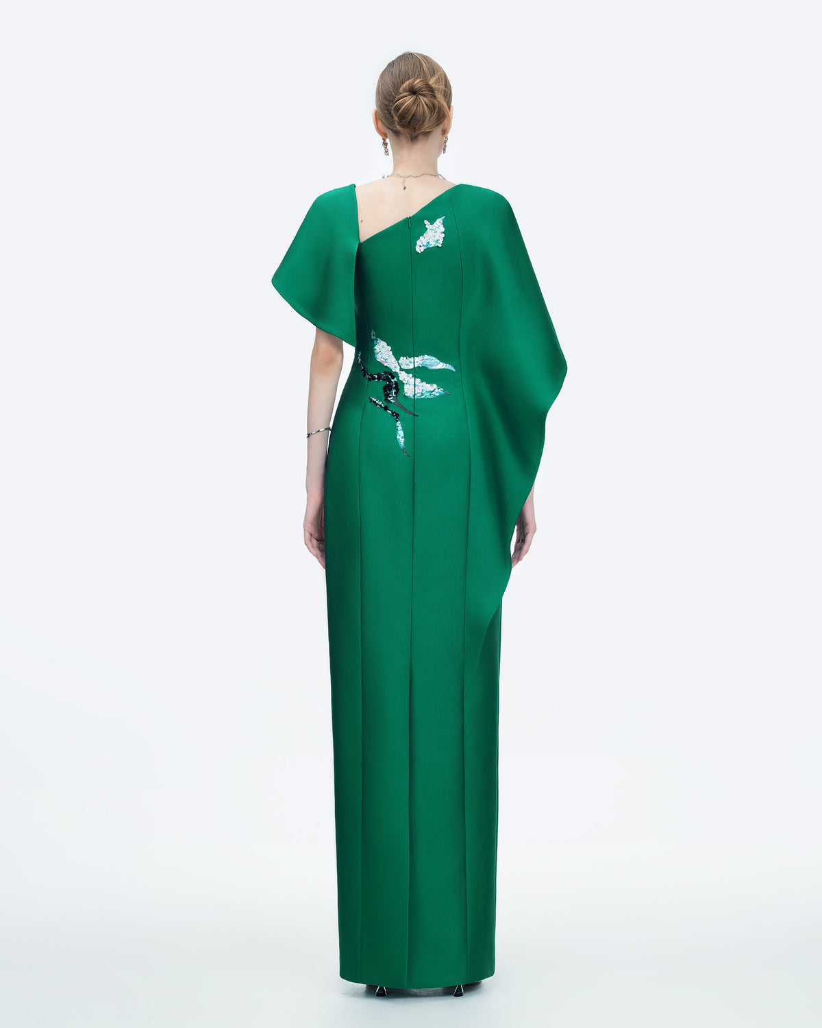 Petal's Secret Dance - Đầm Tiệc Cape Bất Đối Xứng