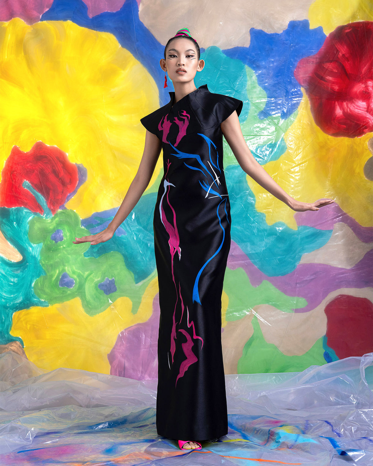 Twin Flame - Black Evening Dress