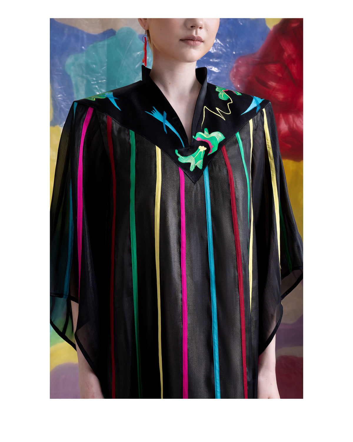 Dancing Queen - Brilliant Black Kaftan Dress
