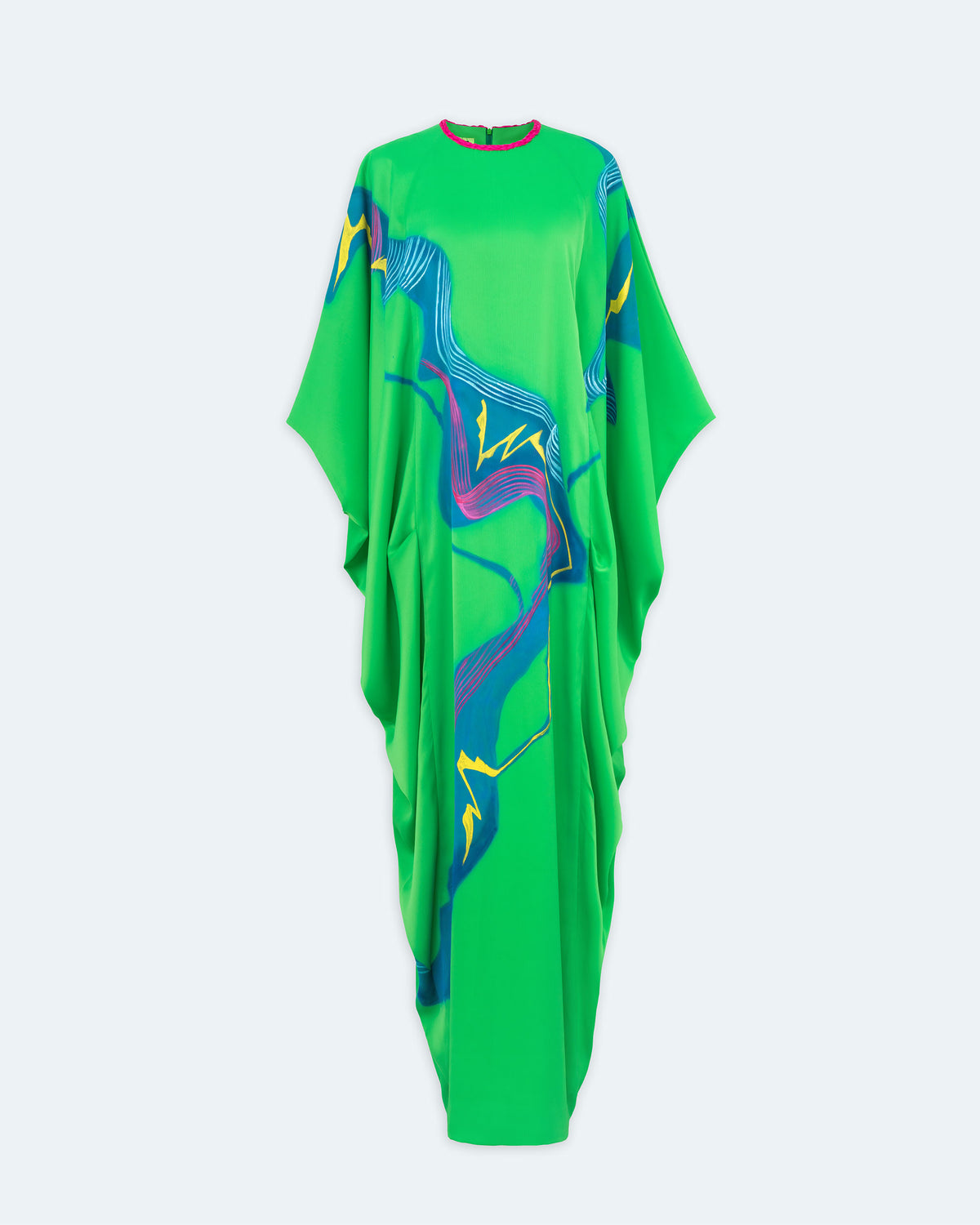 Green Terraces -  Cocoon Kaftan Dress
