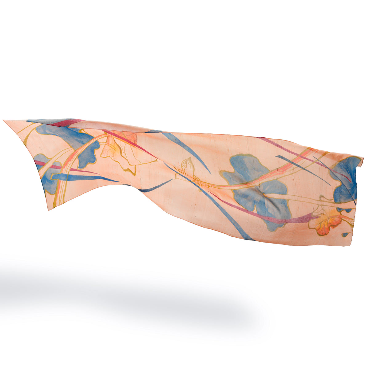 SEN - Hand-painted Tussah Silk Shawl 150