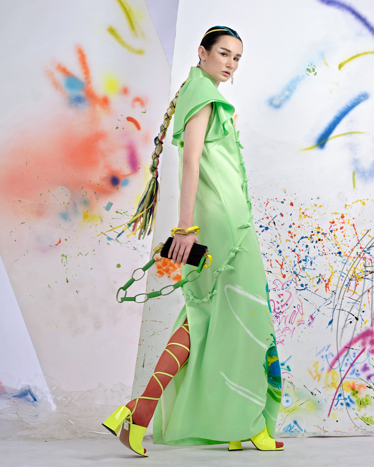 Pieces of Emotion - Mint Gown Dress