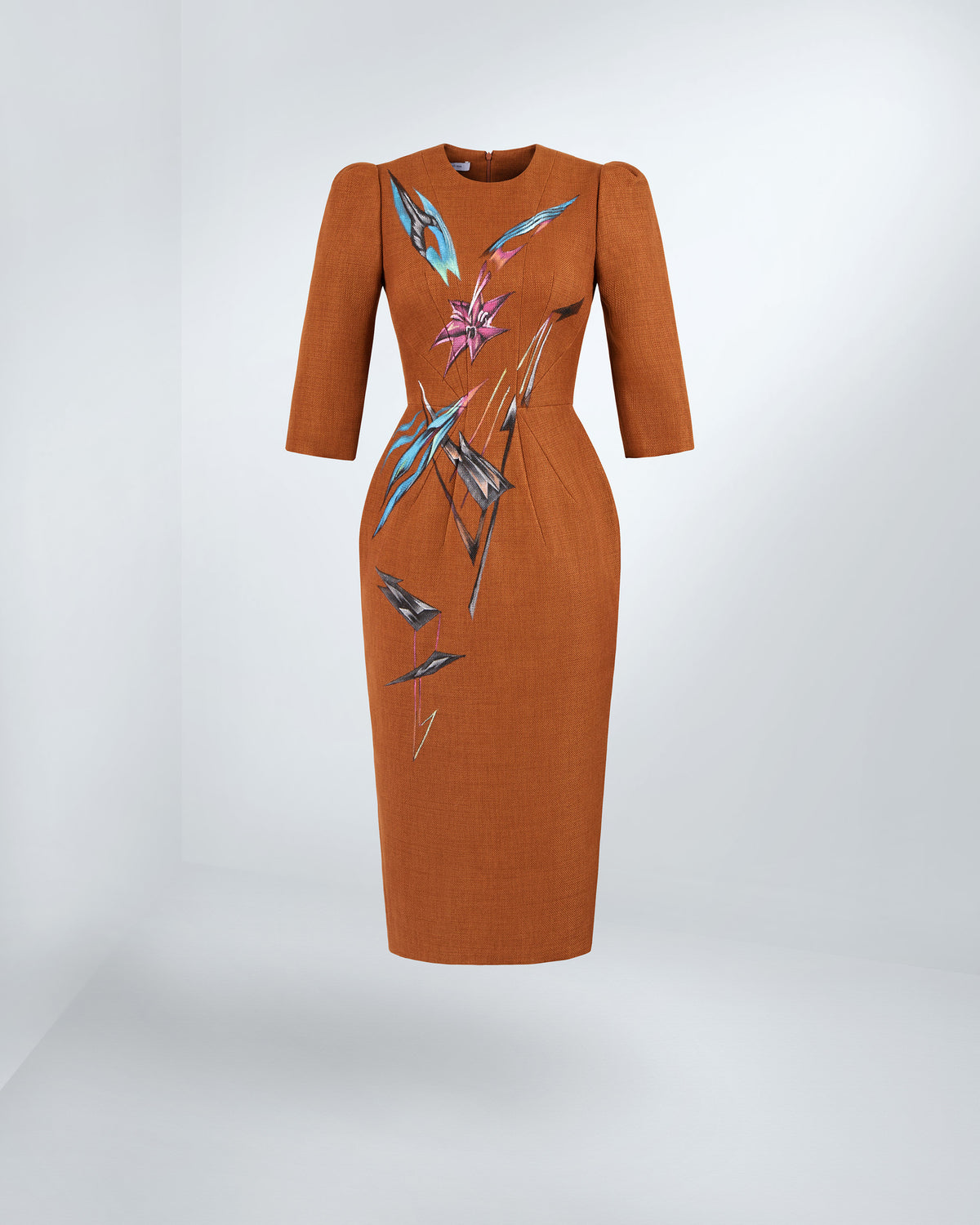 Floating - Đầm Midi Tay Tucked