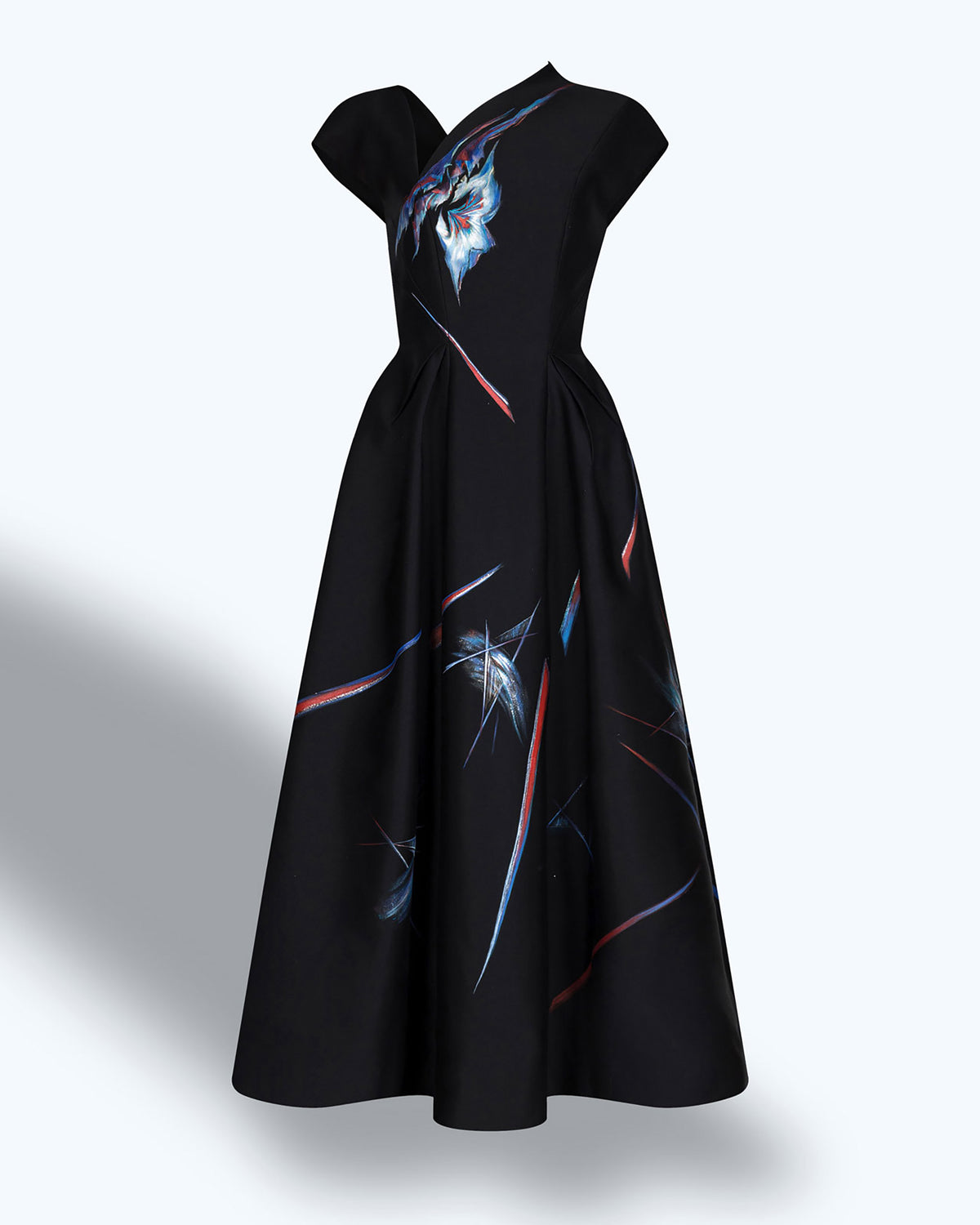 The Softness off Cactus Thorns - Black Midi Dress