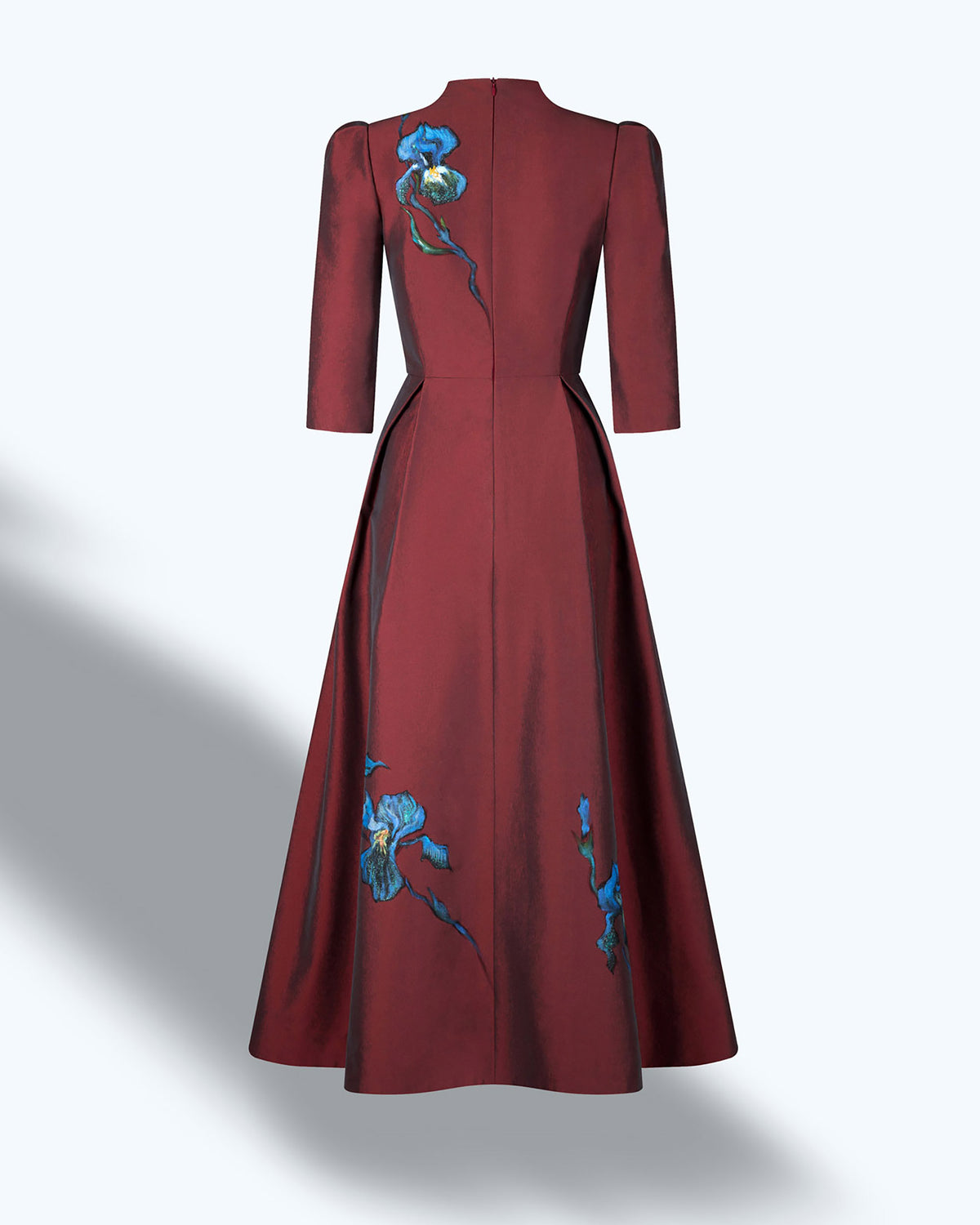 Starry Iris - Red Midi Dress