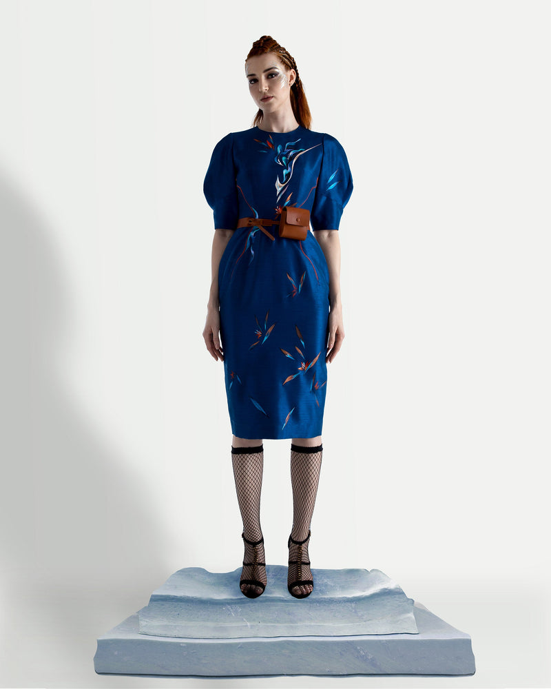 TinyInk-Fallwinter21-prussian-blue-hand-painted-flower-midi-dress