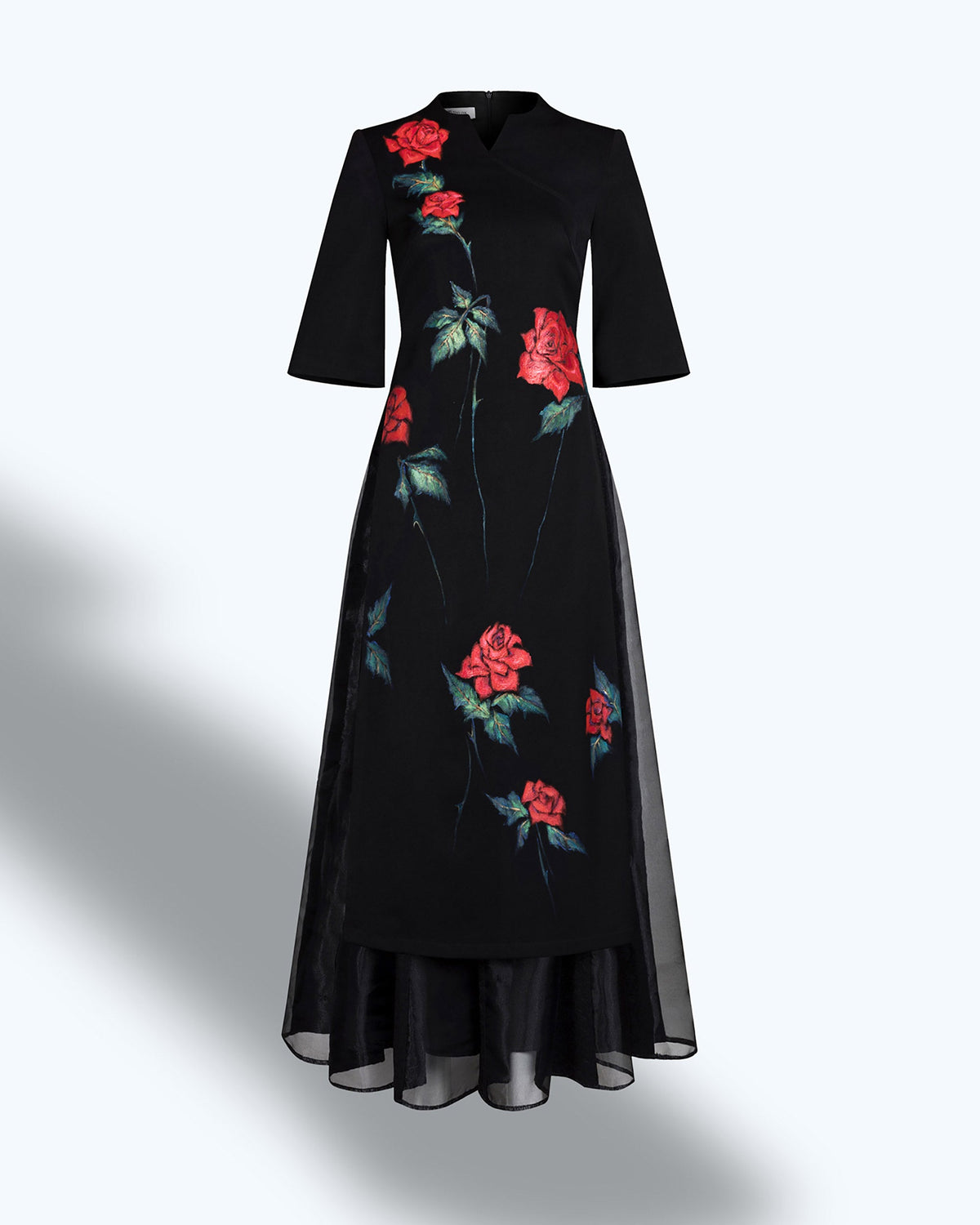 TinyInk-LN18-Black-Hand-painted-Roses-Aodai