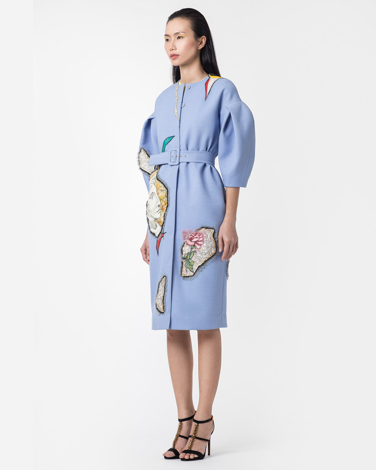 Elysian Dreamscape - Oversized Coat Tay Cấu Trúc