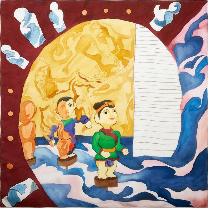 TinyInk-vietnamese-water-puppet-hand-painted-silk