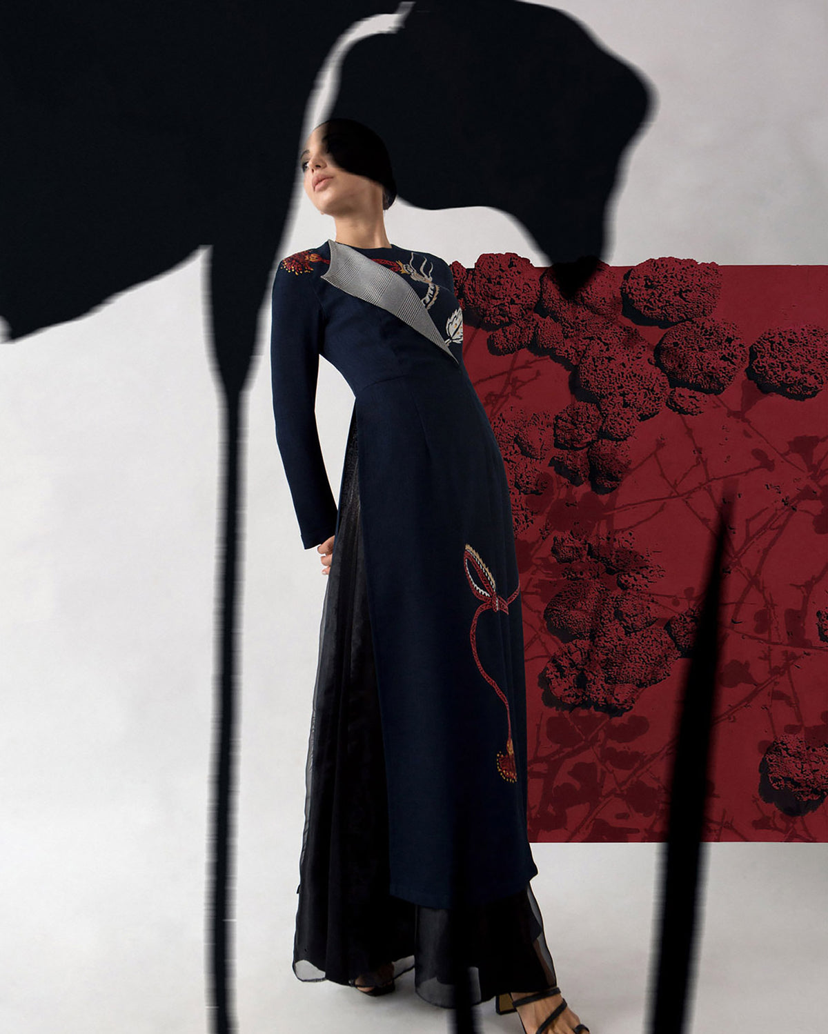 Dragon and Rope - Contemporary AoDai