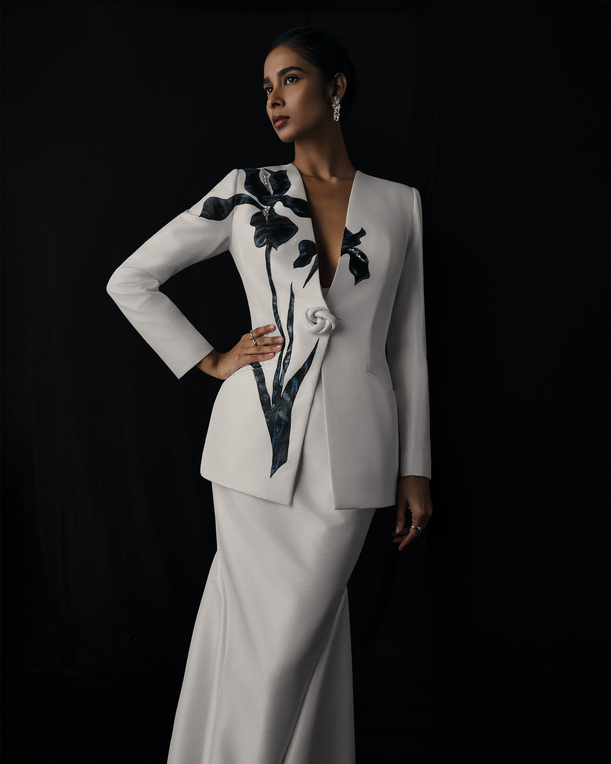 White Night – Iris Taffeta Blazer