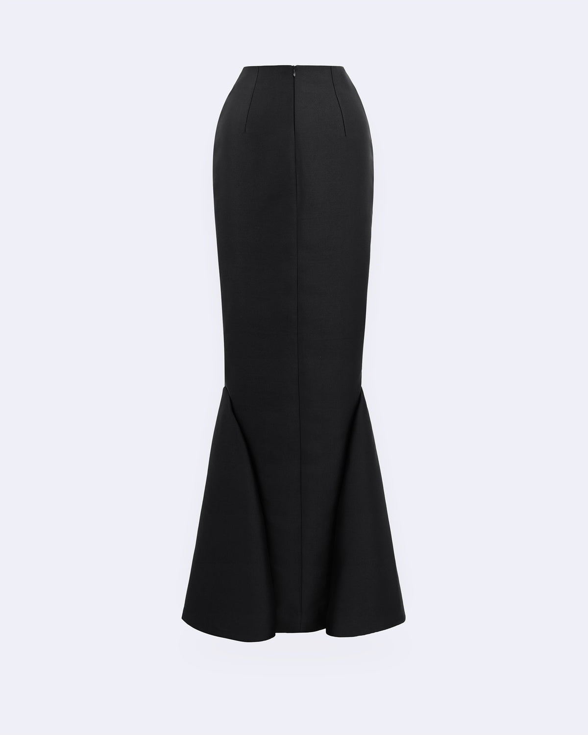 Stillness – Mermaid Charcoal Black Maxi Skirt