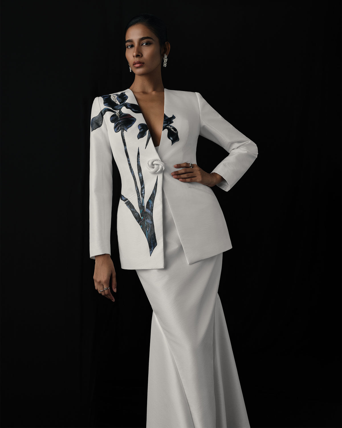 White Night – Mermaid Midi Skirt