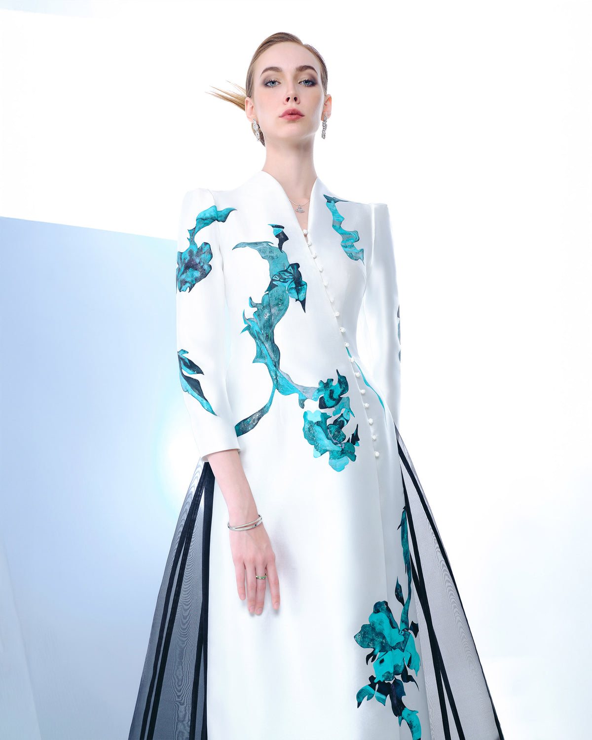 Ascension - Asymmetrical Wrap Contemporary Ao Dai