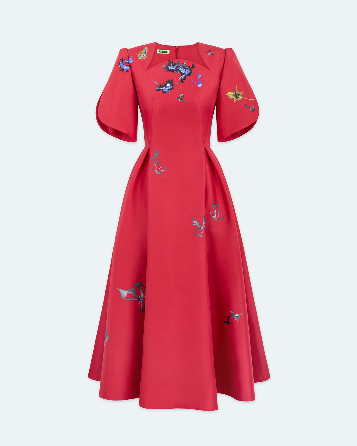 Glamore Azalea - Cardinal Red Midi Dress