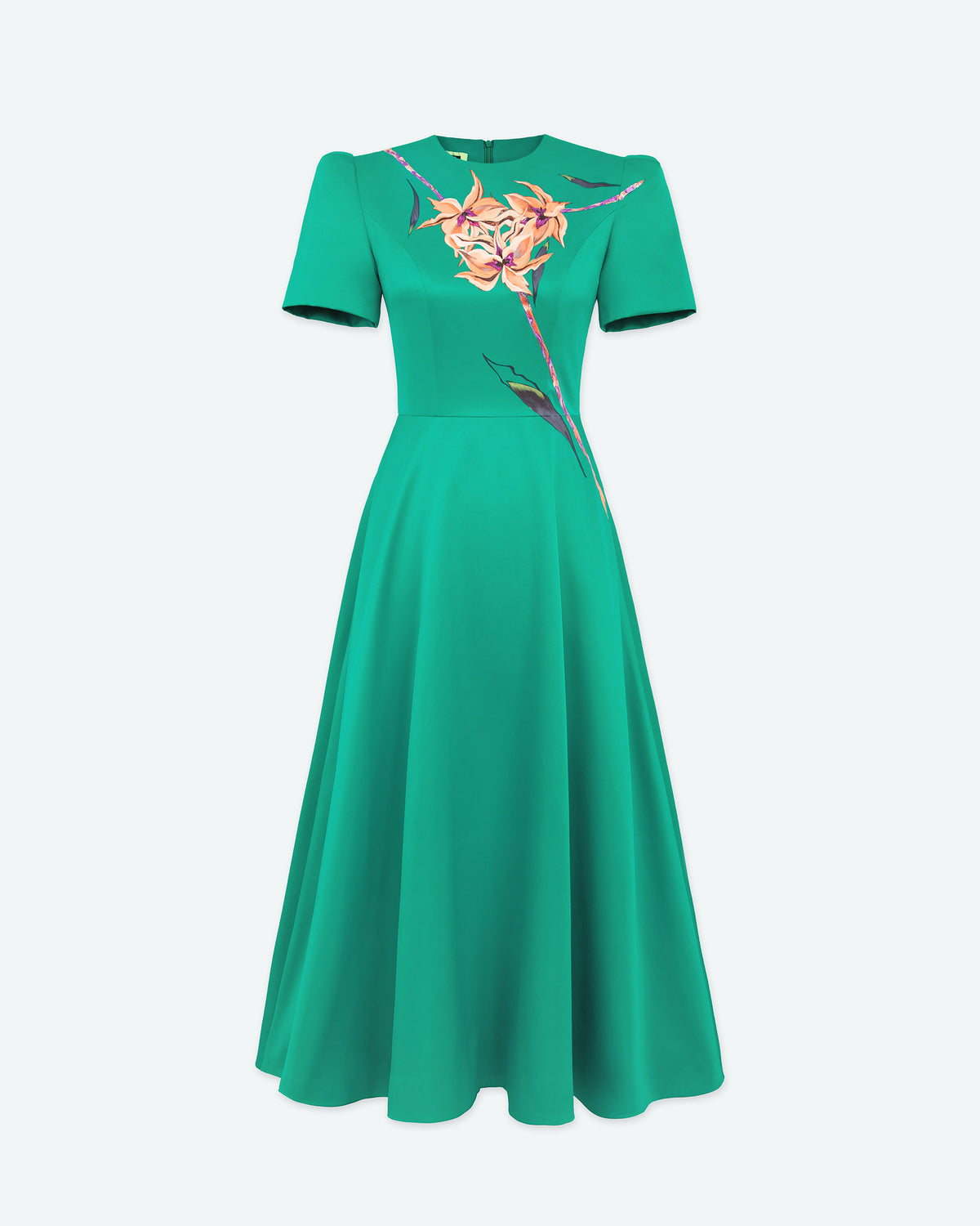 Bloom - Jade Green Midi Dress