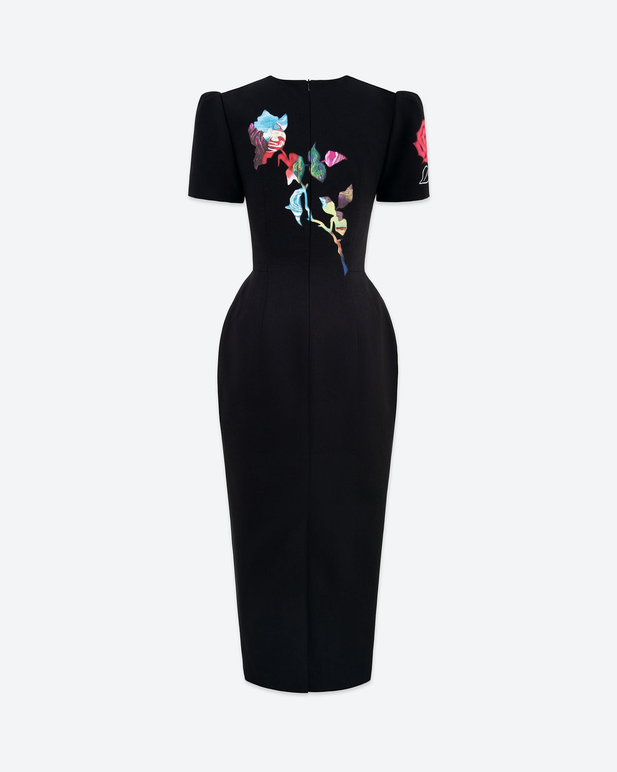 Reflections - Black Pegged Midi Dress