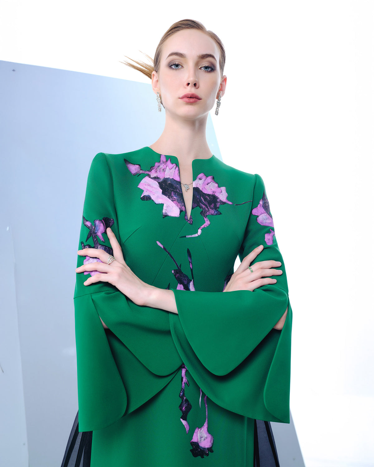 Nova Blossom - Emerald Contemporary Aodai