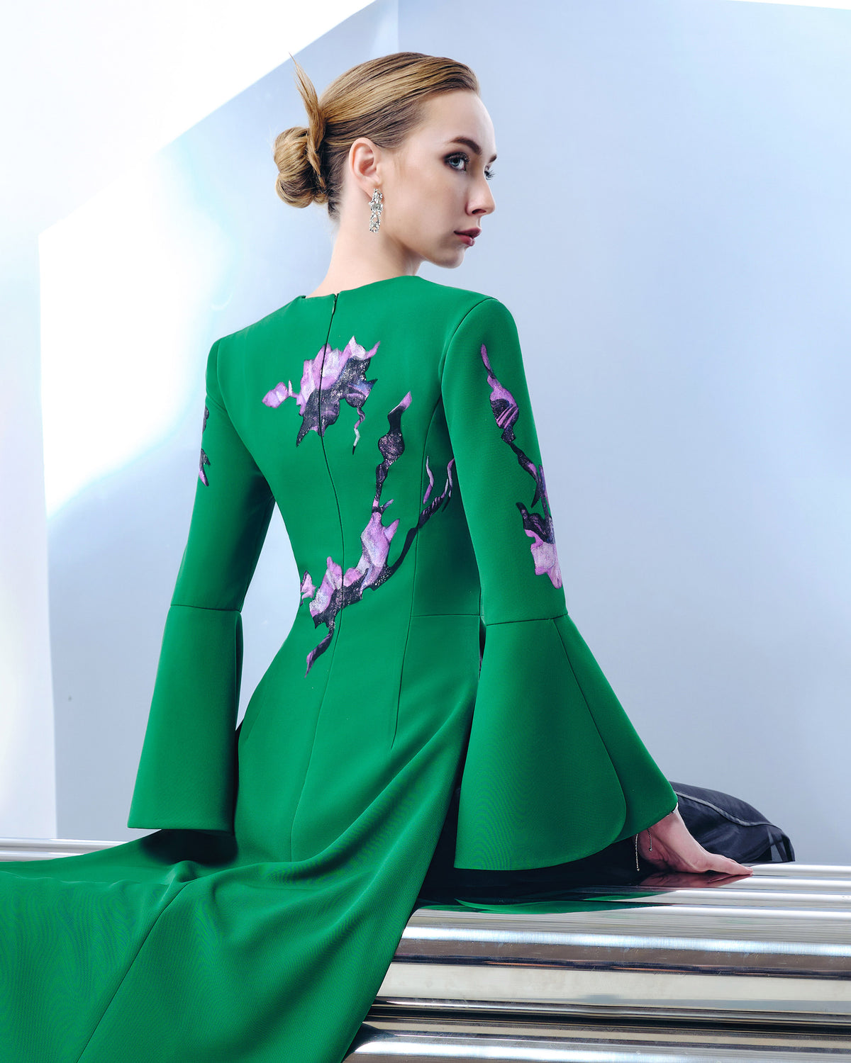 Nova Blossom - Emerald Contemporary Aodai