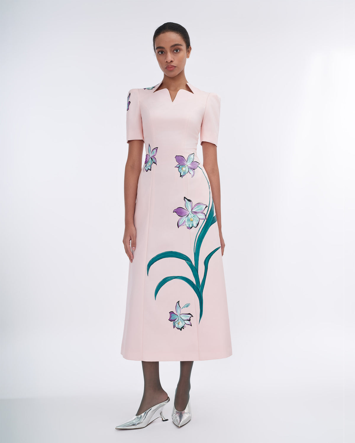 Beyond Measure - Sculpted Blush A-Line Dress