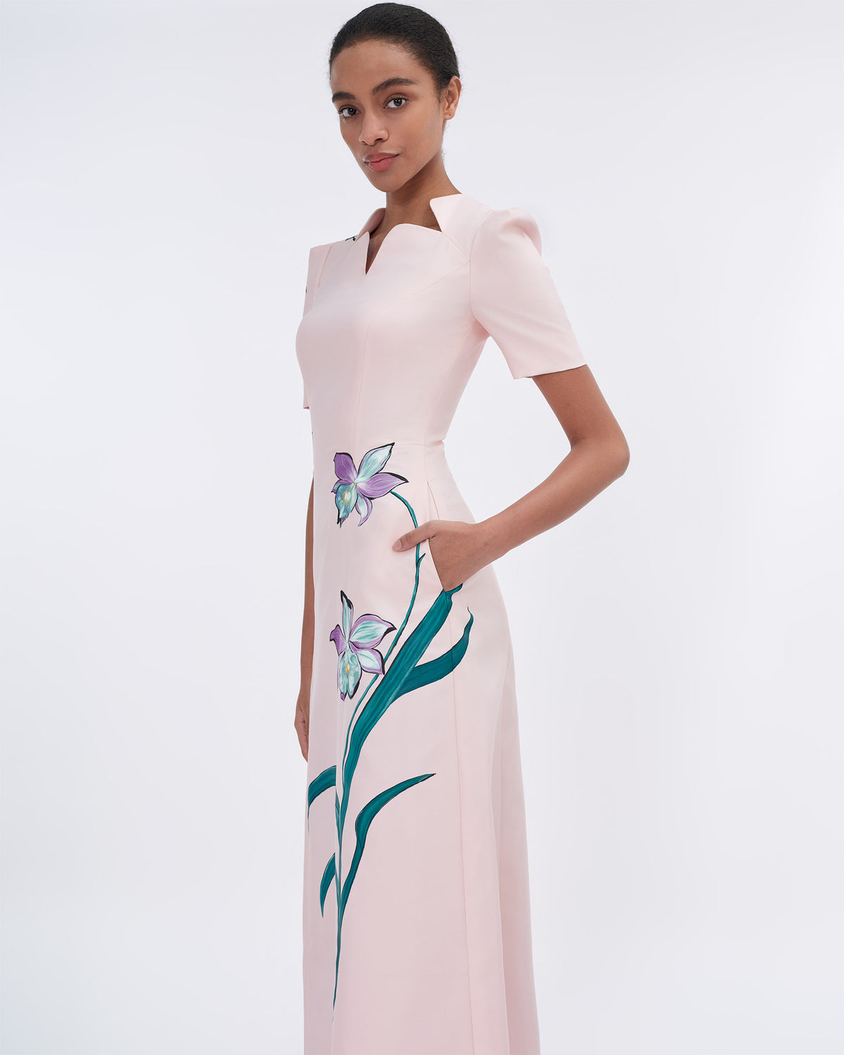 Beyond Measure - Sculpted Blush A-Line Dress