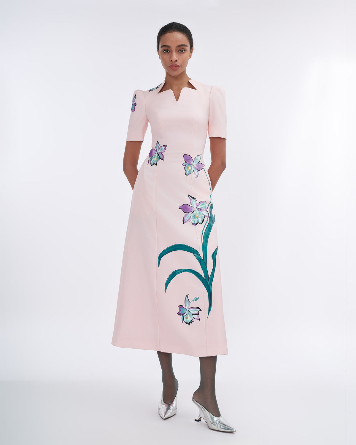 Beyond Measure - Sculpted Blush A-Line Dress