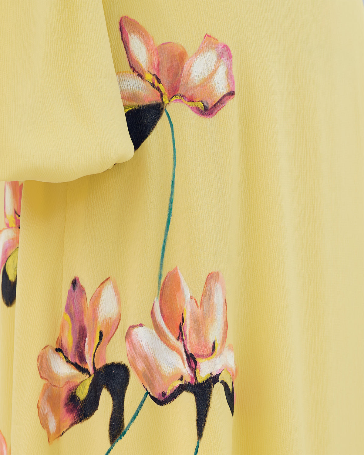Meadow Whisper - V-Neck Flared Dress