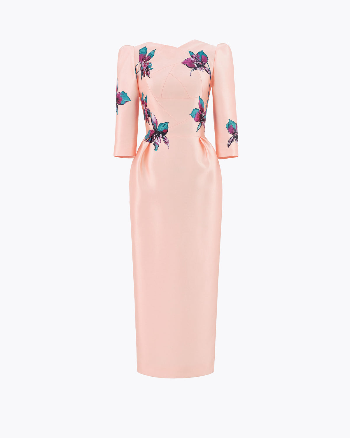 Held Moment - Apricot Pegged Dress