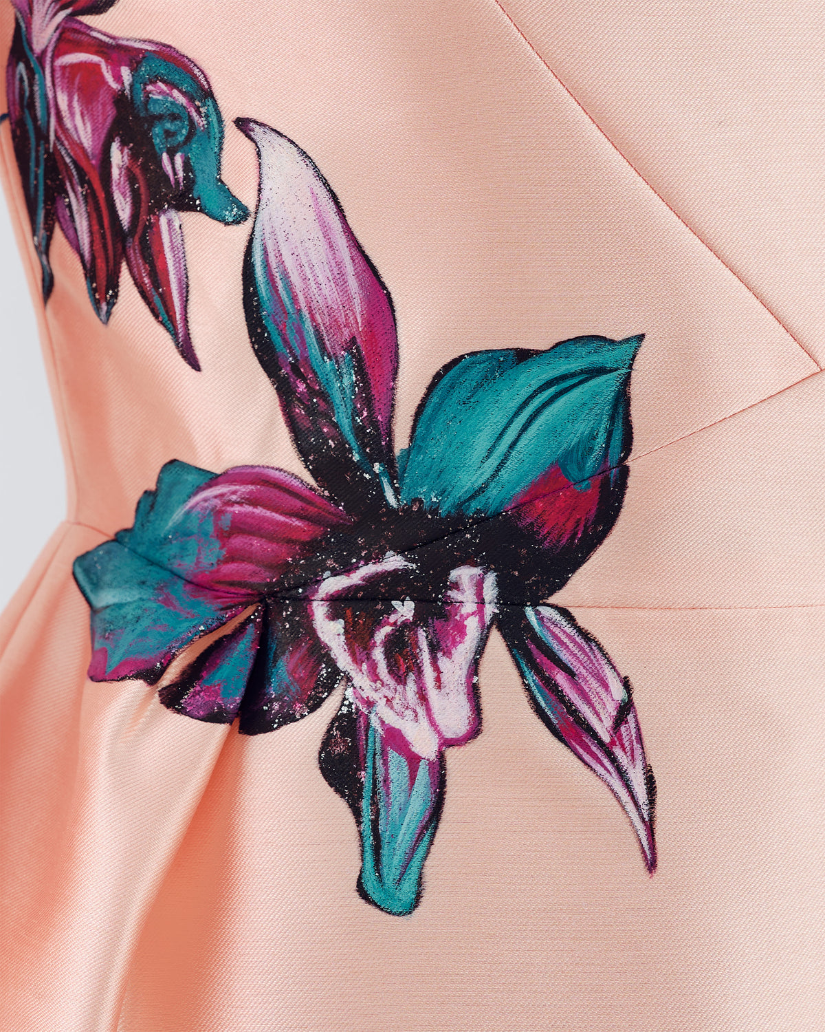 Held Moment - Apricot Pegged Dress