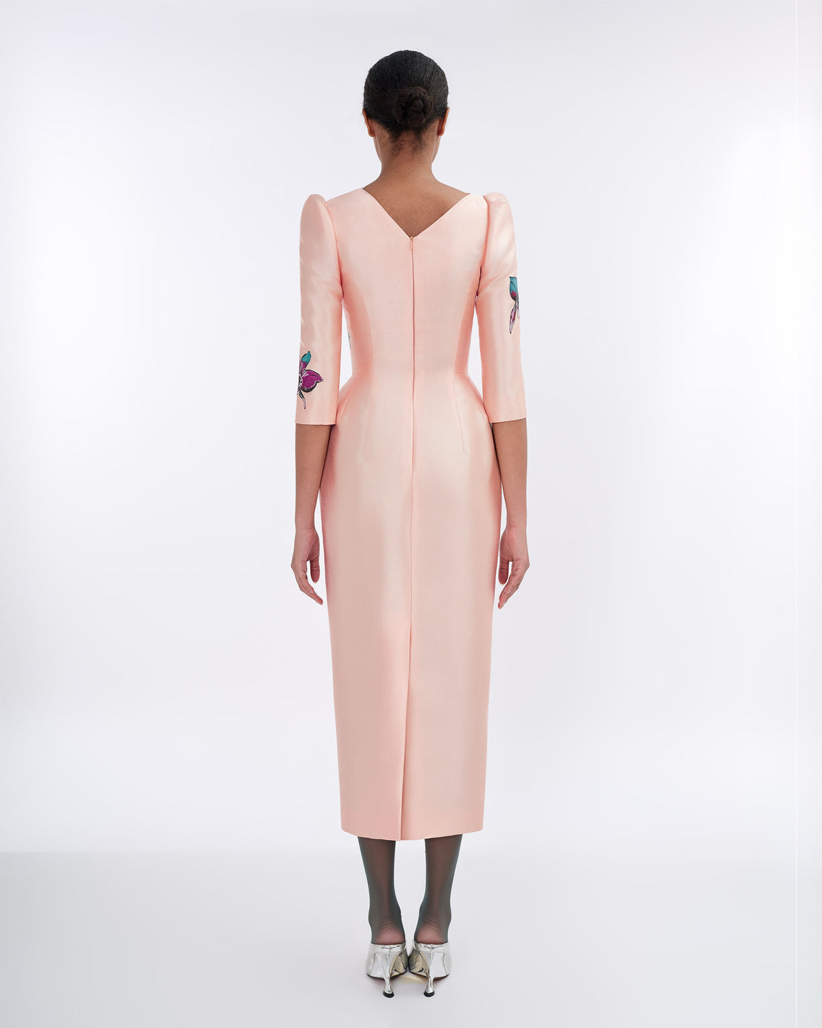 Held Moment - Apricot Pegged Dress