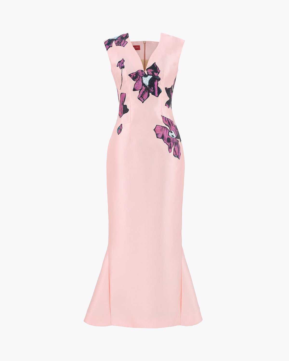 The Afterglow - Sculpted V-Neck Mermaid Dress
